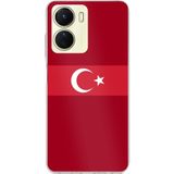 Techtree Vivo Y16 Uyumlu Türk Milli Takım Kırmızı Forma Baskılı Silikon Kılıf