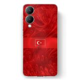 Techtree Vivo Y17s Uyumlu Türk Milli Takım Desenli Forma Baskılı Silikon Kılıf