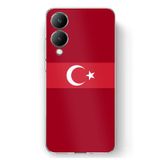 Techtree Vivo Y17s Uyumlu Türk Milli Takım Kırmızı Forma Baskılı Silikon Kılıf
