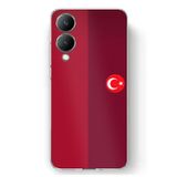 Techtree Vivo Y17s Uyumlu Türk Milli Takım Parçalı Forma Baskılı Silikon Kılıf