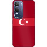 Techtree Vivo Y19s Uyumlu Türk Milli Takım Kırmızı Forma Baskılı Silikon Kılıf