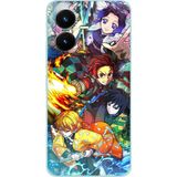 Techtree Vivo Y22S - Y35 Uyumlu Demon Slayer Efsanesi:İblis Avcıları Baskılı Silikon Kılıf