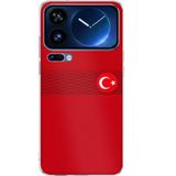 Techtree Xiaomi 17 Pro Max Uyumlu Türk Milli Takım Izgara Desenli Forma Baskılı Silikon Kılıf