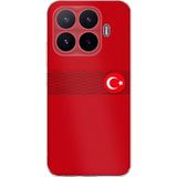 Techtree Xiaomi 17T Uyumlu Türk Milli Takım Izgara Desenli Forma Baskılı Silikon Kılıf