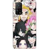 Techtree Xiaomi Mi 10T-10T PRO Uyumlu Demon Slayer Manga Baskılı Silikon Kılıf
