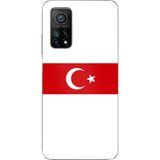 Techtree Xiaomi Mi 10T-10T PRO Uyumlu Türk Milli Takım Beyaz Forma Baskılı Silikon Kılıf