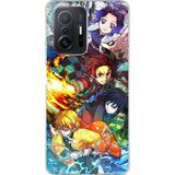 Techtree Xiaomi Mi 11T-11T Pro Uyumlu Demon Slayer Efsanesi:iblis Avcıları Baskılı Silikon Kılıf
