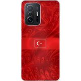 Techtree Xiaomi Mi 11T-11T PRO Uyumlu Türk Milli Takım Desenli Forma Baskılı Silikon Kılıf