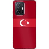 Techtree Xiaomi Mi 11T-11T PRO Uyumlu Türk Milli Takım Kırmızı Forma Baskılı Silikon Kılıf