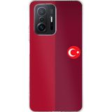 Techtree Xiaomi Mi 11T-11T PRO Uyumlu Türk Milli Takım Parçalı Forma Baskılı Silikon Kılıf