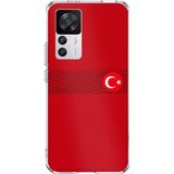 Techtree Xiaomi Mi 12T-12T PRO Uyumlu Türk Milli Takım Izgara Desenli Forma Baskılı Silikon Kılıf