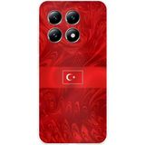 Techtree Xiaomi Mi 14T PRO Uyumlu Türk Milli Takım Desenli Forma Baskılı Silikon Kılıf
