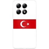 Techtree Xiaomi Mi 14T Uyumlu Türk Milli Takım Beyaz Forma Baskılı Silikon Kılıf