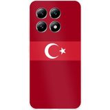 Techtree Xiaomi Mi 14T Uyumlu Türk Milli Takım Kırmızı Forma Baskılı Silikon Kılıf