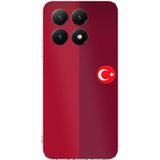 Techtree Xiaomi Mi 15T Uyumlu Türk Milli Takım Parçalı Forma Baskılı Silikon Kılıf