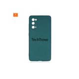 Techtrove Galaxy S20 Fe Kılıf Içi Kadife Süet Tasarımlı Kamera Korumalı Renkli Silikon A Kalite Lansman Kapak Koyu Yeşil