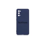 Techtrove Galaxy S20 Fe Kılıf Içi Kadife Süet Tasarımlı Kamera Korumalı Renkli Silikon A Kalite Lansman Kapak Lacivert