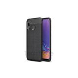 Techtrove Huawei Honor 8C Kılıf Deri Extra Korumalı Slikon Kapak Siyah