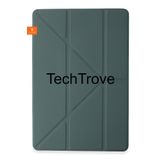 Techtrove Huawei Honor Pad 9 Kılıf Kalem Bölmeli Stand Olabilen Standlı Tablet Kılıfı Koyu Yeşil