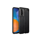 Techtrove Huawei P Smart 2021 Kılıf Deri Extra Korumalı Slikon Kapak Siyah