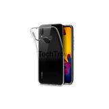Techtrove Huawei P20 Lite Kılıf Kamera Koruma Çıkıntılı Şeffaf Ve Esnek Silikon Kapak Şeffaf