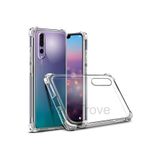 Techtrove Huawei P20 Pro Kılıf Şeffaf Ekstra Darbe Korumalı Kapak Şeffaf