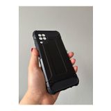Techtrove Huawei P40 Lite Kılıf Çift Katmanlı Kamera Koruma Çıkıntılı Zırhlı Tank Kapak Siyah
