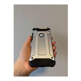 Techtrove Huawei Y6P Kılıf Çift Katmanlı Kamera Koruma Çıkıntılı Zırhlı Tank Kapak Gri