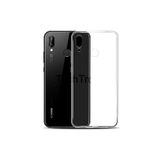 Techtrove Huawei Y7 Prime 2019 Kılıf Kamera Koruma Çıkıntılı Şeffaf Ve Esnek Silikon Kapak Şeffaf