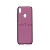 Techtrove Huawei Y7 Prime 2019 Kılıf Premier Silikon Lansman A Kalite Kapak Mürdüm