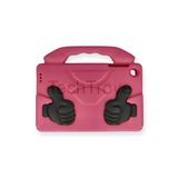 Techtrove İpad 5 Air 9.7 Kılıf Stand Olabilen Çocuklar İçin Sevimli Tablet Kılıfı Pembe