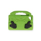 Techtrove İpad 5 Air 9.7 Kılıf Stand Olabilen Çocuklar İçin Sevimli Tablet Kılıfı Yeşil