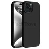 Techtrove İphone 15 Plus Kılıf Yumuşak Ve Esnek Tpu Silikon Kapak Siyah
