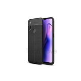 Techtrove Oppo A31 Kılıf Deri Extra Korumalı Slikon Kapak Siyah