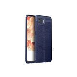 Techtrove Oppo A73 Kılıf Deri Extra Korumalı Slikon Kapak Lacivert