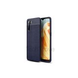 Techtrove Oppo Reno 3 Kılıf Deri Extra Korumalı Slikon Kapak Lacivert