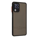 Techtrove Samsung Galaxy A22 Kılıf Darbe Ve Kamera Korumalı Lüks Mat Silikon Kapak Siyah