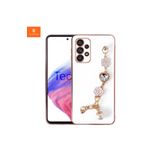 Techtrove Samsung Galaxy A33 5G Kılıf El Tutamaçlı Kamera Korumalı A+ Kalite Silikon Kapak Beyaz