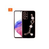 Techtrove Samsung Galaxy A33 5G Kılıf El Tutamaçlı Kamera Korumalı A+ Kalite Silikon Kapak Siyah