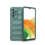 Techtrove Samsung Galaxy A33 5G Kılıf Elde Kaymaz İçi Kadife Silikon Kapak Koyu Yeşil