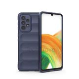 Techtrove Samsung Galaxy A33 5G Kılıf Elde Kaymaz İçi Kadife Silikon Kapak Lacivert