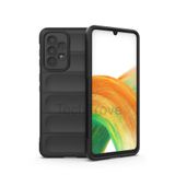 Techtrove Samsung Galaxy A33 5G Kılıf Elde Kaymaz İçi Kadife Silikon Kapak Siyah