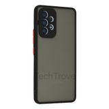 Techtrove Samsung Galaxy A33 Kılıf Darbe Ve Kamera Korumalı Lüks Mat Silikon Kapak Siyah