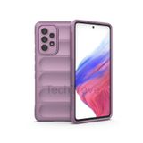 Techtrove Samsung Galaxy A53 5G Kılıf Elde Kaymaz İçi Kadife Silikon Kapak Mor