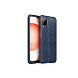 Techtrove Samsung Galaxy M12 Kılıf Deri Extra Korumalı Slikon Kapak Lacivert