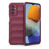 Techtrove Samsung Galaxy M23 Kılıf Elde Kaymaz İçi Kadife Silikon Kapak Bordo