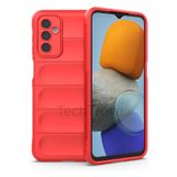 Techtrove Samsung Galaxy M23 Kılıf Elde Kaymaz İçi Kadife Silikon Kapak Kırmızı