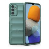 Techtrove Samsung Galaxy M23 Kılıf Elde Kaymaz İçi Kadife Silikon Kapak Koyu Yeşil
