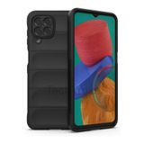 Techtrove Samsung Galaxy M33 Kılıf Elde Kaymaz İçi Kadife Silikon Kapak Siyah