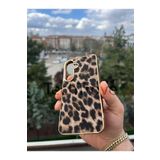 Techtrove Samsung Galaxy S25 Kılıf Leopar Desenli İpeksi Dokulu A+ Kalite Kapak Leopar Desenli